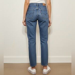 Levi’s Vintage 1998 Red Tab 512 High Rise Slim Fit Straight Leg Mom Jeans